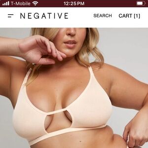 Negative Underwear White Sieve Cutout Bra